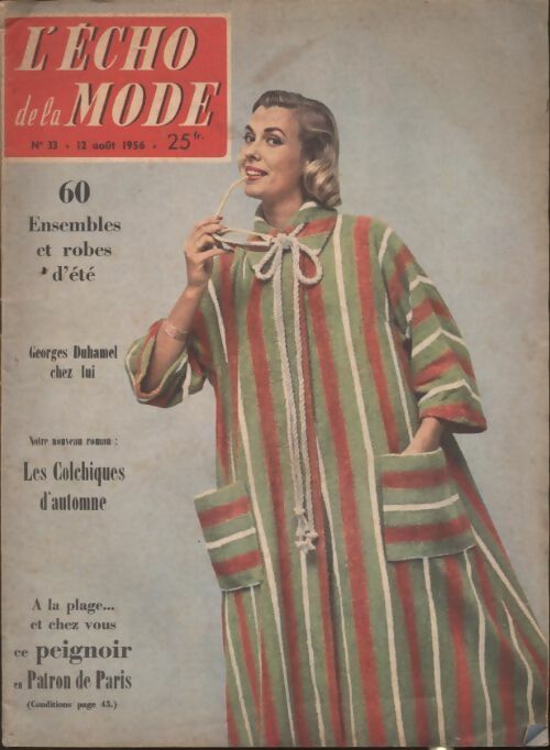 Livrenpoche : L'écho de la mode 1956 n°33 - Collectif - Livre