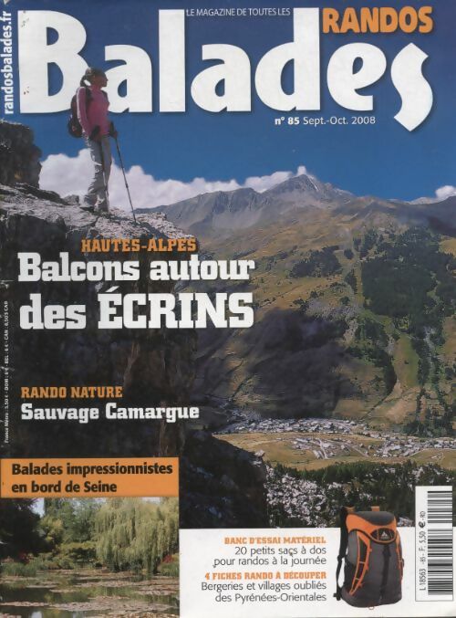 Livrenpoche : Randos Balades n°85 : Balcons autour des Ecrins - Collectif - Livre