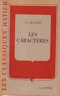 Livrenpoche : Les caractères (extraits) - M. La Bruyère - Livre