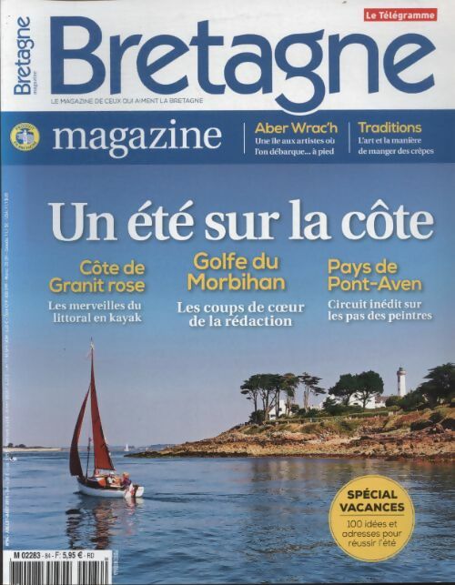 Livrenpoche : Bretagne magazine n°84 : Un été sur la côte - Collectif - Livre