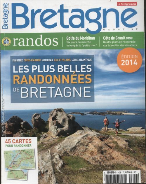 Livrenpoche : Bretagne magazine n°1406 : Les plus belles randonnées de Bretagne 2014 - Collectif - Livre