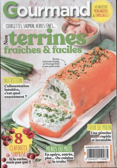 Livrenpoche : Gourmand n°479 : Nos terrines fraiches et faciles - Collectif - Livre