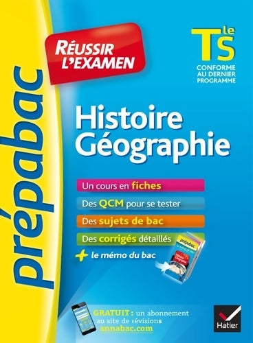 Livrenpoche : Histoire-géographie Terminale S - Anne Frémont-Vanacore - Livre
