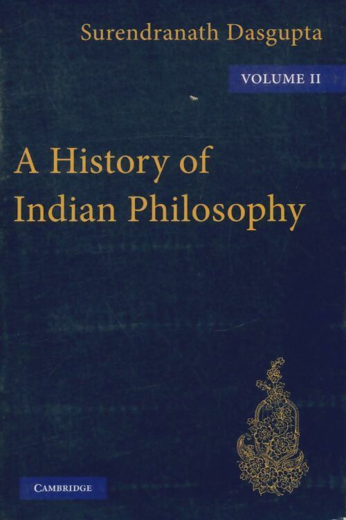 Livrenpoche : A history of Indian philosophy Tome II - Surendranath Dasgupta - Livre