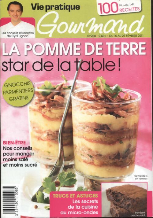 Livrenpoche : Gourmand n°208 : La pomme de terre star de la table - Collectif - Livre
