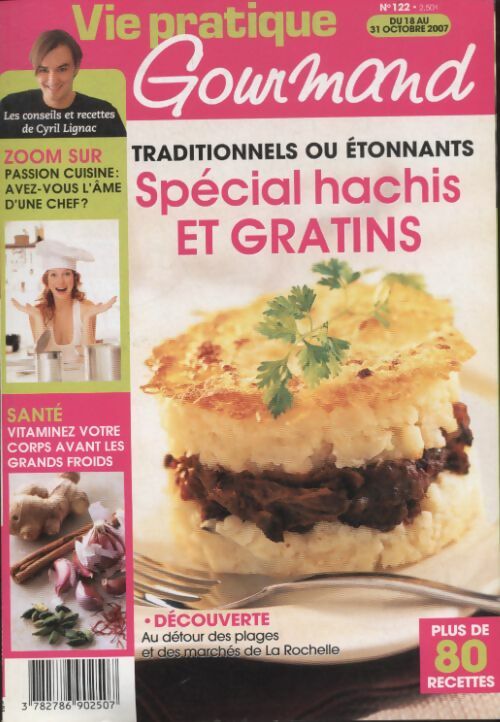 Livrenpoche : Gourmand n°122 : Spécial hachis et gratins - Collectif - Livre