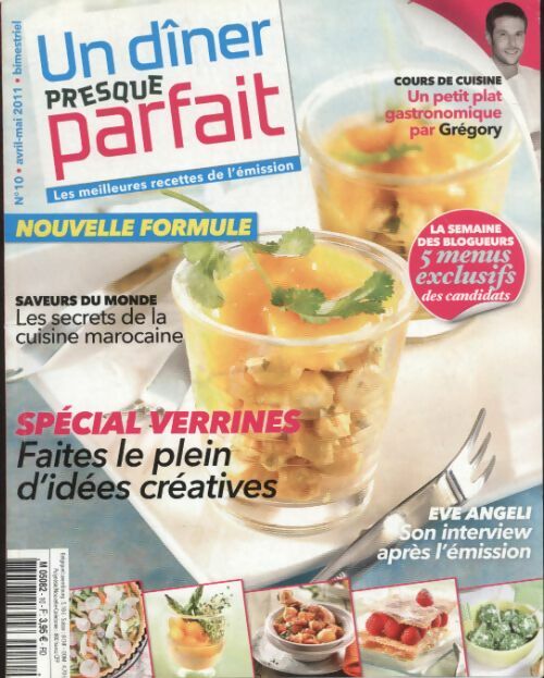 Livrenpoche : Un dîner presque parfait n°10 : Spécial verrines - Collectif - Livre