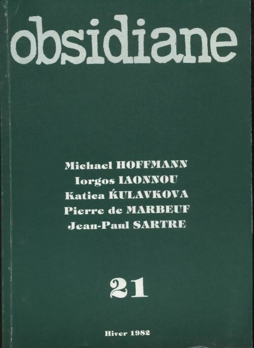 Livrenpoche : Obsidiane GF n°21 - Collectif - Livre