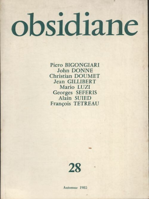Livrenpoche : Obsidiane GF n°28 - Collectif - Livre