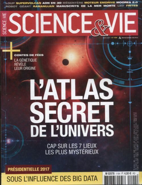 Livrenpoche : Science & vie n°1194 : L'atals secret de l'univers - Collectif - Livre