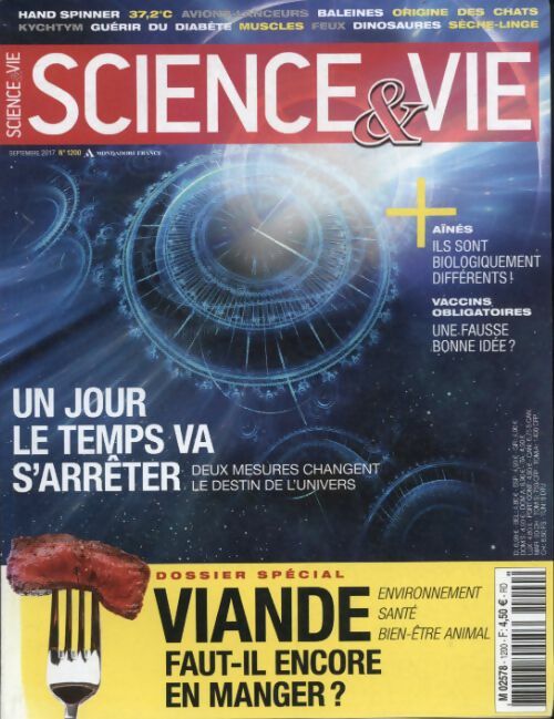 Livrenpoche : Science & vie n°1200 : Un jour le temps va s'arrêter - Collectif - Livre