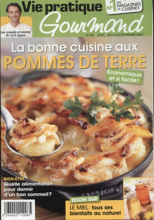 Livrenpoche : Gourmand n°156 : La bonne cuisine aux pommes de terre - Collectif - Livre
