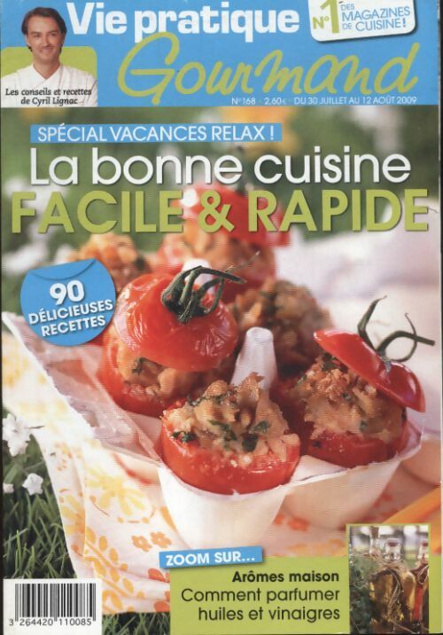 Livrenpoche : Gourmand n°168 : La bonne cuisine facile & rapide - Collectif - Livre