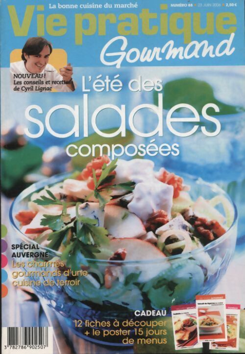 Livrenpoche : Gourmand n°88 : L'été des salades composées - Collectif - Livre