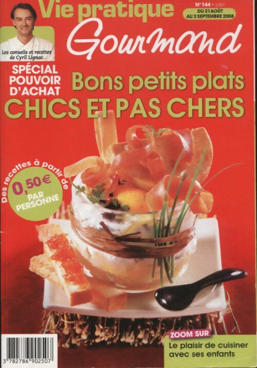 Livrenpoche : Gourmand n°144 : Bons petits plats chics et pas chers - Collectif - Livre