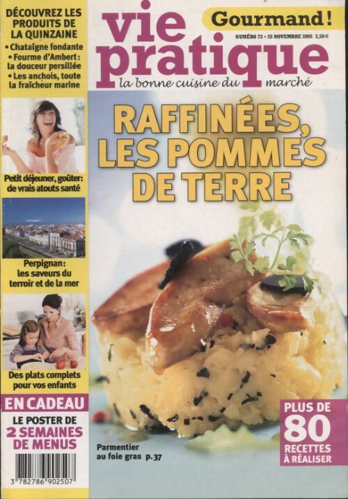 Livrenpoche : Gourmand n°73 : Raffinées, les pommes de terre - Collectif - Livre