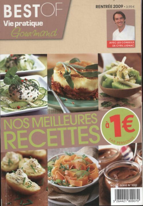Livrenpoche : Hors série Best of Gourmand  n°1032 : Nos meilleures recettes à 1 euro - Collectif - Livre