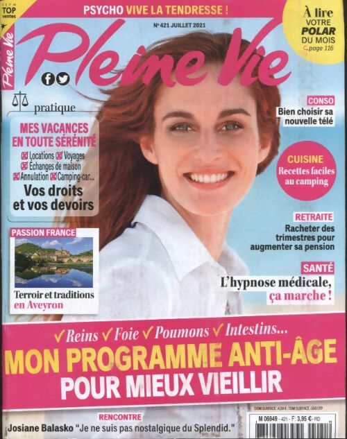 Livrenpoche : Pleine vie n°421 : Mon programme anti-âge pour mieux vieillir - Collectif - Livre