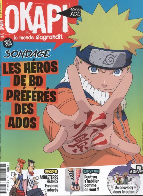 Livrenpoche : Okapi n°1127 : Les héros de bd préférés des ados - Collectif - Livre