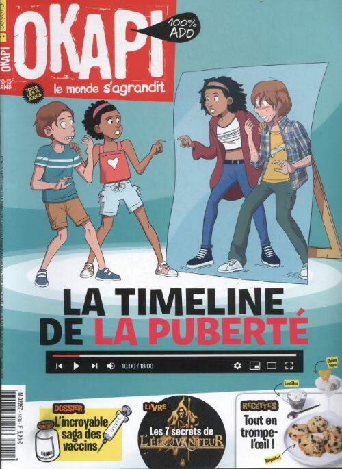 Livrenpoche : Okapi n°1134 : La timeline de la puberté - Collectif - Livre