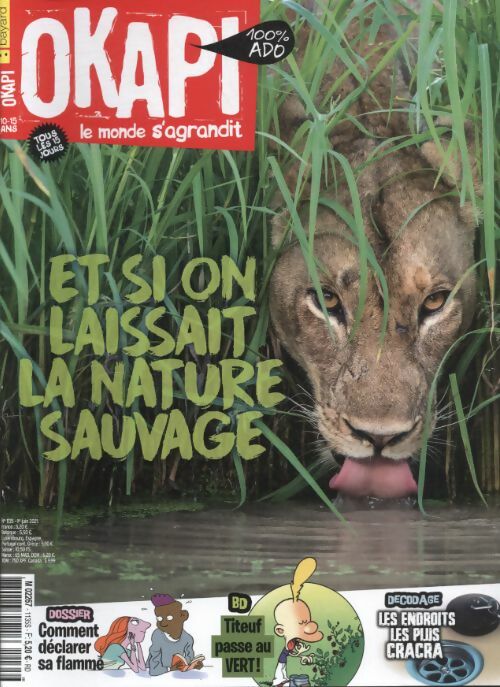 Livrenpoche : Okapi n°1135 : Et si on laissait la nature sauvage - Collectif - Livre