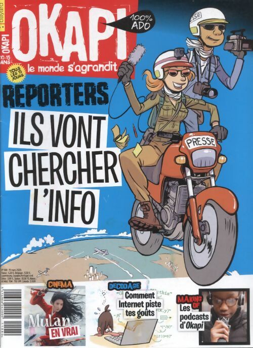Livrenpoche : Okapi n°1108 : Reporters ils vont chercher l'info - Collectif - Livre