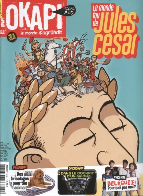 Livrenpoche : Okapi n°1140 : Le monde fou de Jules César - Collectif - Livre