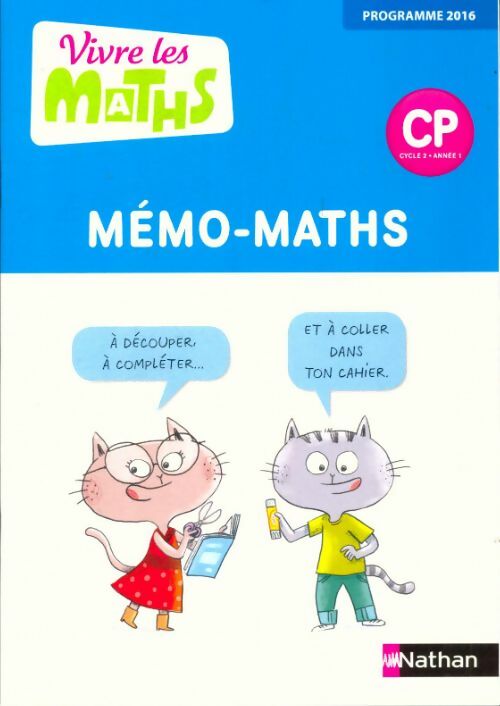 Livrenpoche : Vivre les maths CP cycle 2 année 1 - fichier de l'élève - edition 2016 - Jacqueline Jardy - Livre