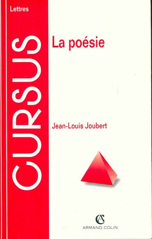 Livrenpoche : La poésie - Jean-Louis Joubert - Livre