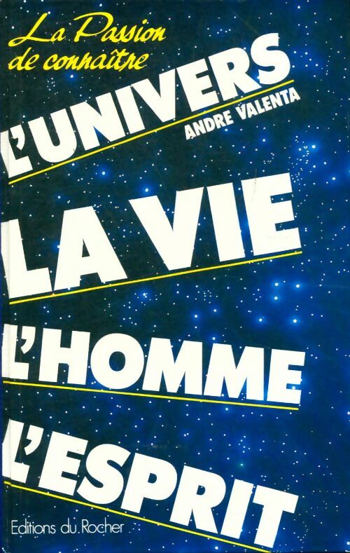 Livrenpoche : La passion de connaitre - André Valenta - Livre