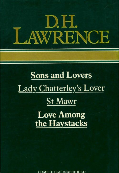 Livrenpoche : Sons and lovers / Lady Chatterley's lover / St Mawr - David Herbert Lawrence - Livre