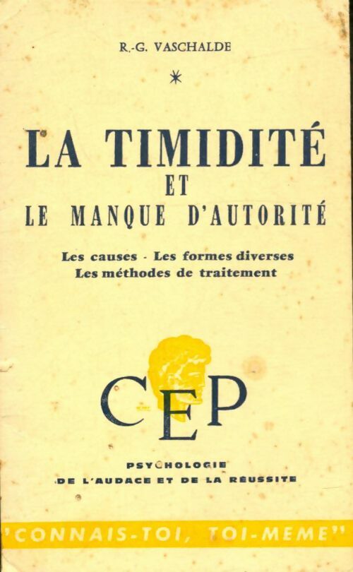 Livrenpoche : La timidité et le manque d'autorité - R.G. Vaschalde - Livre
