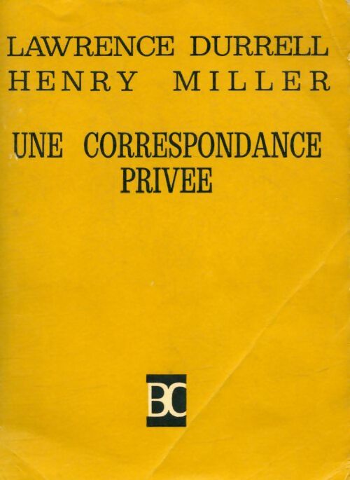 Livrenpoche : Une correspondance privée - Henry Miller - Livre