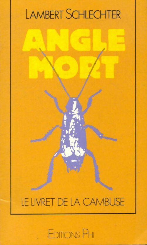 Livrenpoche : Angle mort - Lambert Schlechter - Livre