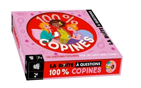 Livrenpoche : 100% copines. Boîte avec cartes et livre - Karine Thiboult - Livre
