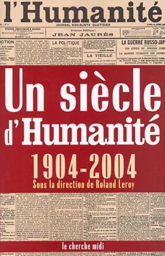 Livrenpoche : Un siècle d'humanité 1904-2004 - Collectif - Livre