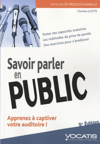Livrenpoche : Savoir parler en public - Charline Licette - Livre
