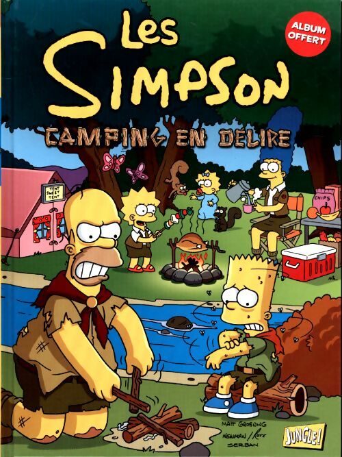 Livrenpoche : Les Simpson Tome I : Camping en délire - Matt Groening - Livre
