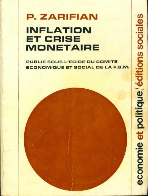 Livrenpoche : Inflation et crise monétaire - Philippe Zarifian - Livre