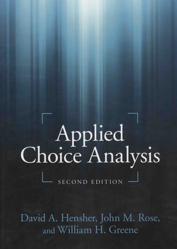 Livrenpoche : Applied choice analysis - David A. Hensher - Livre