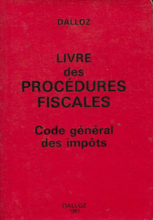Livrenpoche : Livre des procédures fiscales - Collectif - Livre