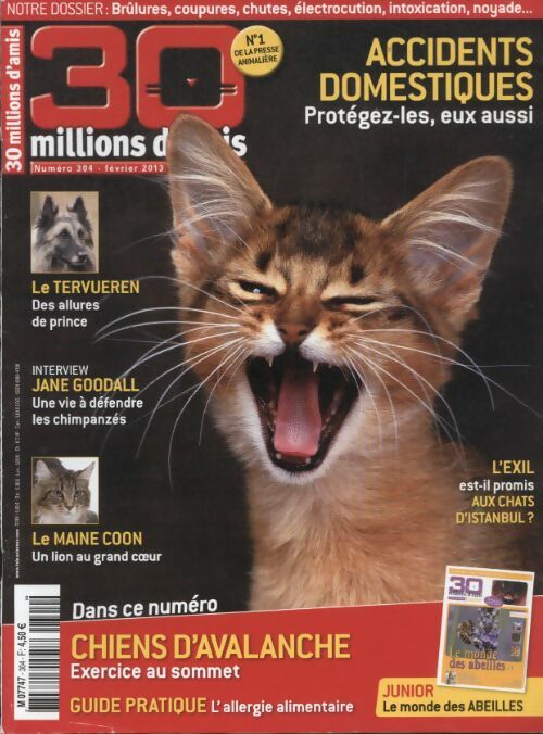Livrenpoche : 30 millions d'amis n°304 : Accidents domestiques, protégez-les eux aussi - Collectif - Livre