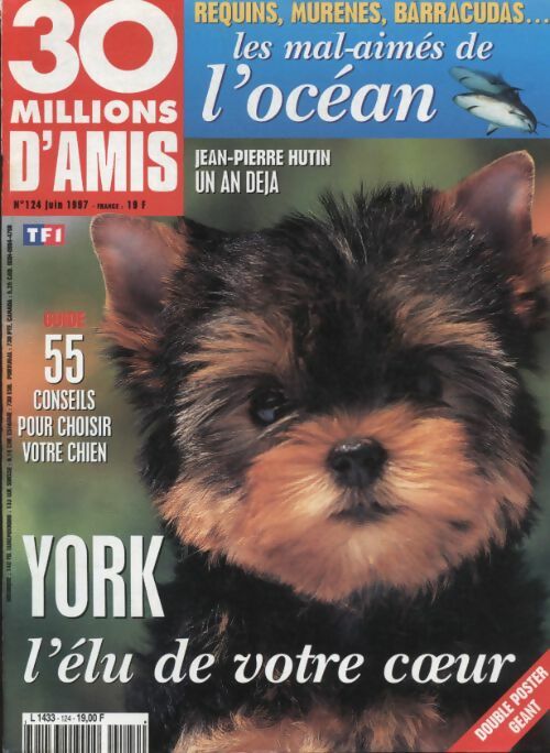 Livrenpoche : 30 millions d'amis n°124 : York l'élu de votre coeur - Collectif - Livre