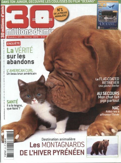 Livrenpoche : 30 millions d'amis n°271 : Les montagnards de l'hiver pyrénéen - Collectif - Livre