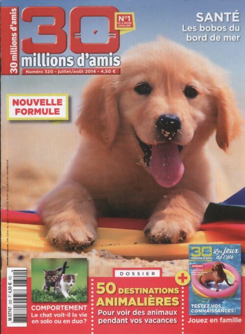 Livrenpoche : 30 millions d'amis n°320 : Santé, les bobos du bord de mer - Collectif - Livre