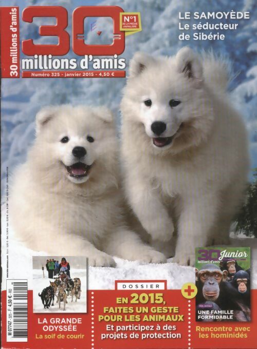 Livrenpoche : 30 millions d'amis n°325 : Le smoyède le séducteur de Sibérie - Collectif - Livre