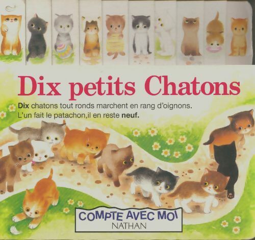 Livrenpoche : Dix petits chatons - Collectif - Livre