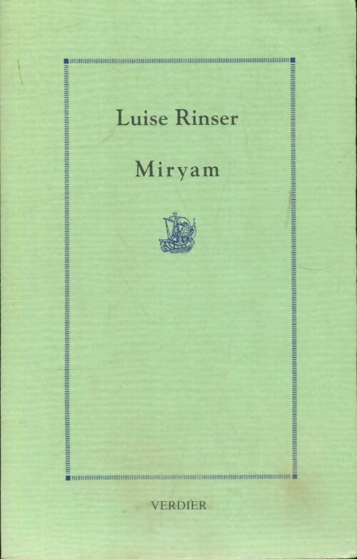 Livrenpoche : Miryam - Rinser - Livre