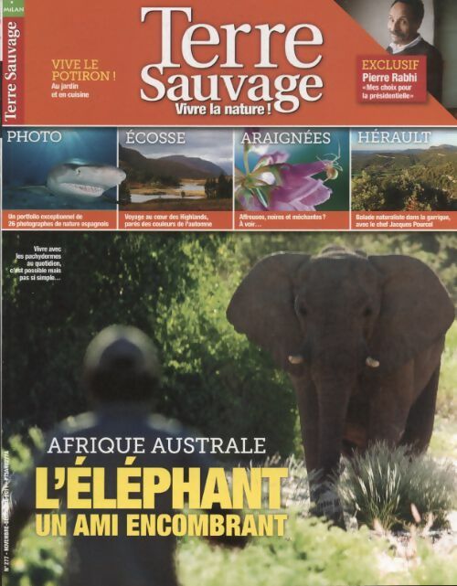 Livrenpoche : Terre sauvage n°277 : Afrique australe, l'éléphant un ami encombrant - Collectif - Livre