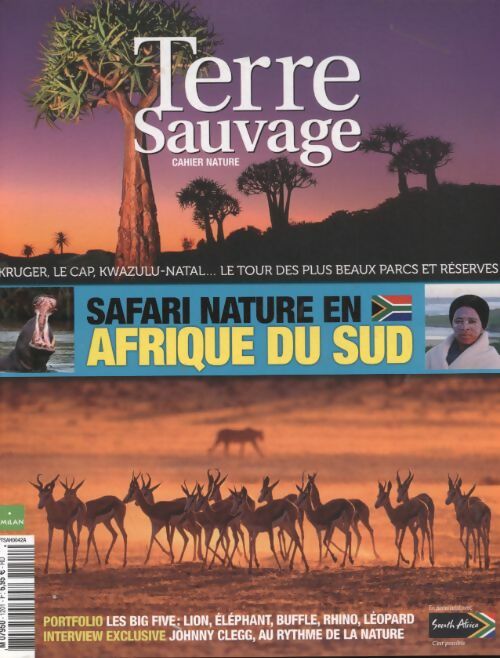 Livrenpoche : Terre sauvage - numéro spécial n°1201 : Afrique du sud - Collectif - Livre